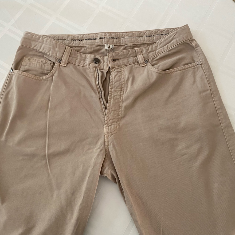 Zegna men’s beige chinos size 38in waist